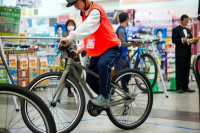 大街道で実技を行いました