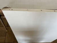 生徒が貼ったキャンバス